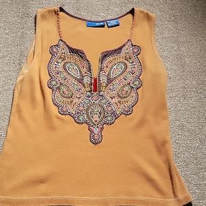 Embroidery Tank Top